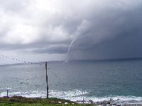 Waterspout off Newcastle - September 2004