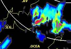 PPI scan showing hook echo